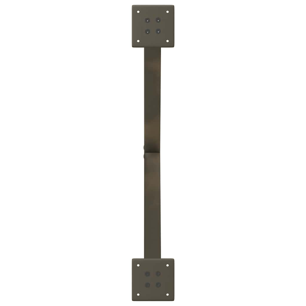 Coffee Table Legs X-Shaped 2 pcs Natural Steel 70x(42-43) cm Steel
