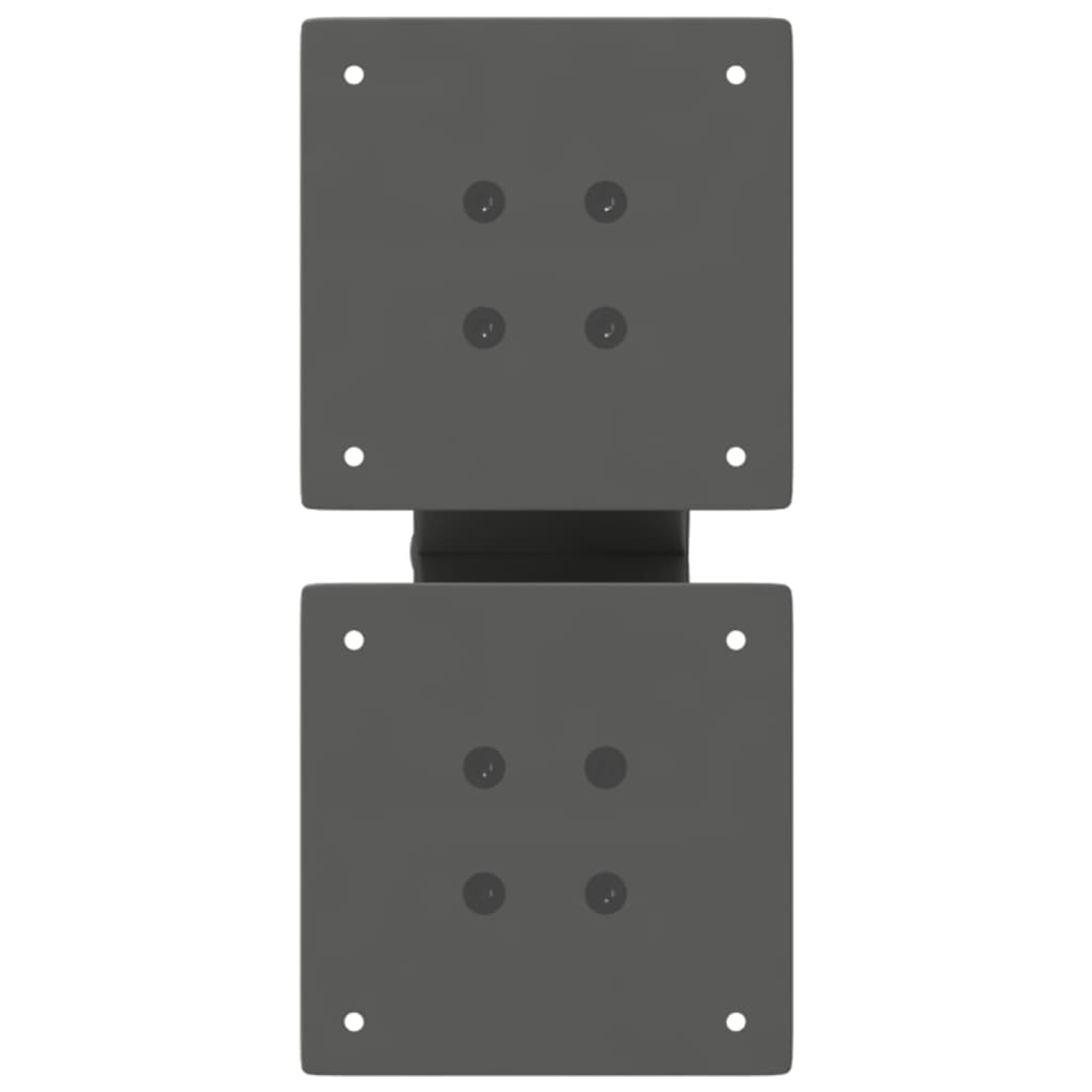 Coffee Table Legs X-Shaped 2 pcs Anthracite 30x(30-31) cm Steel
