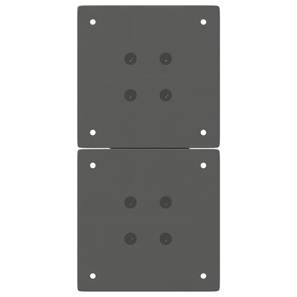 Coffee Table Legs X-Shaped 2 pcs Anthracite 38x(42-43) cm Steel
