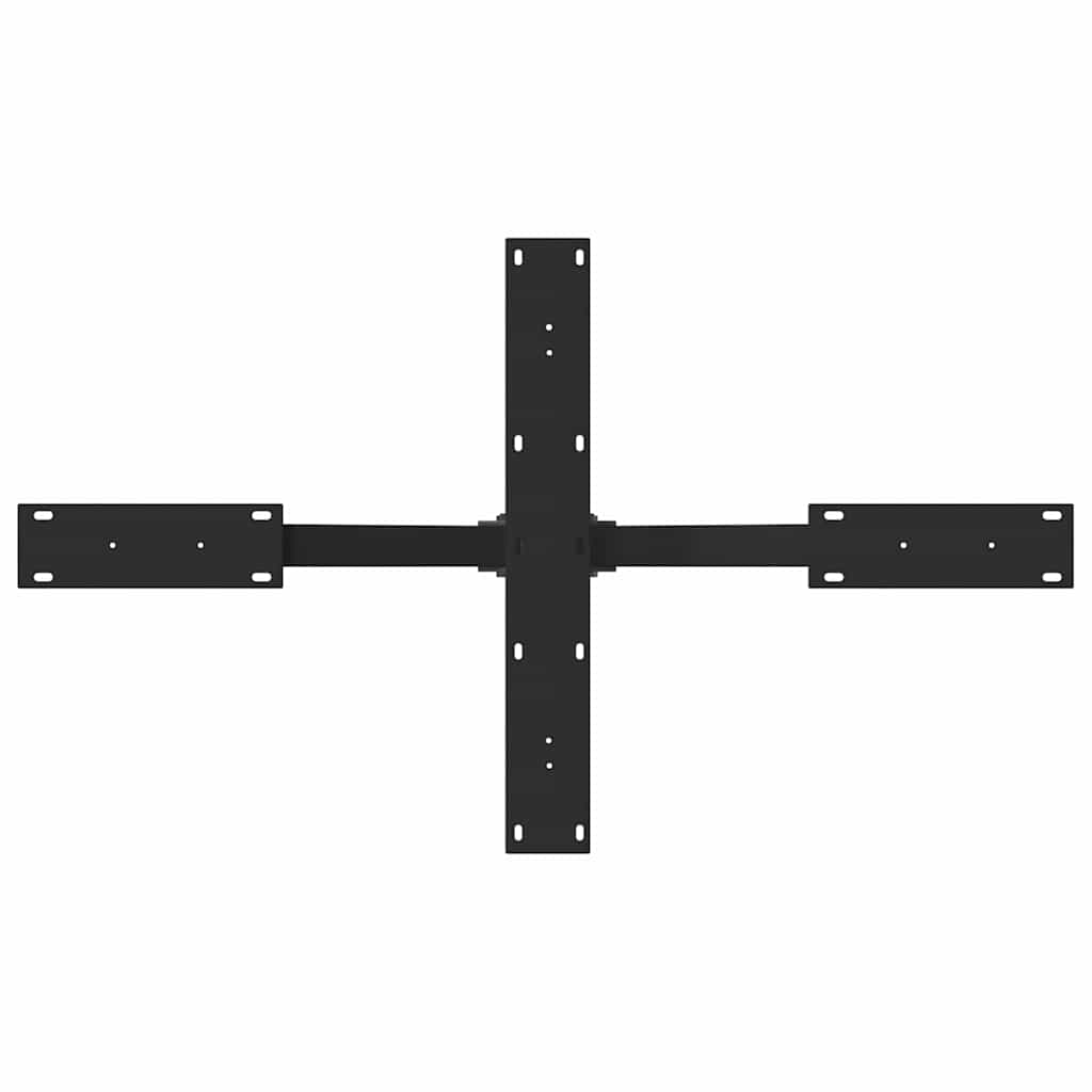 Coffee Table Leg Spider Shape Black 98x58x(42-43) cm Steel