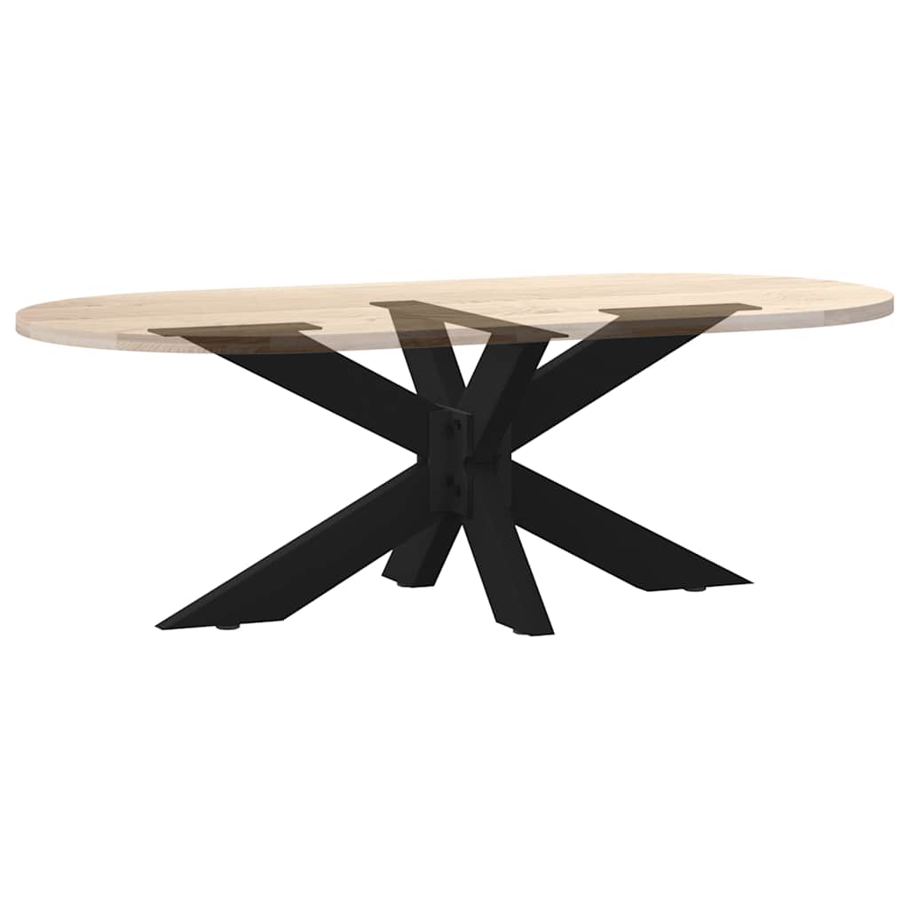 Coffee Table Leg Spider Shape Black 98x58x(42-43) cm Steel