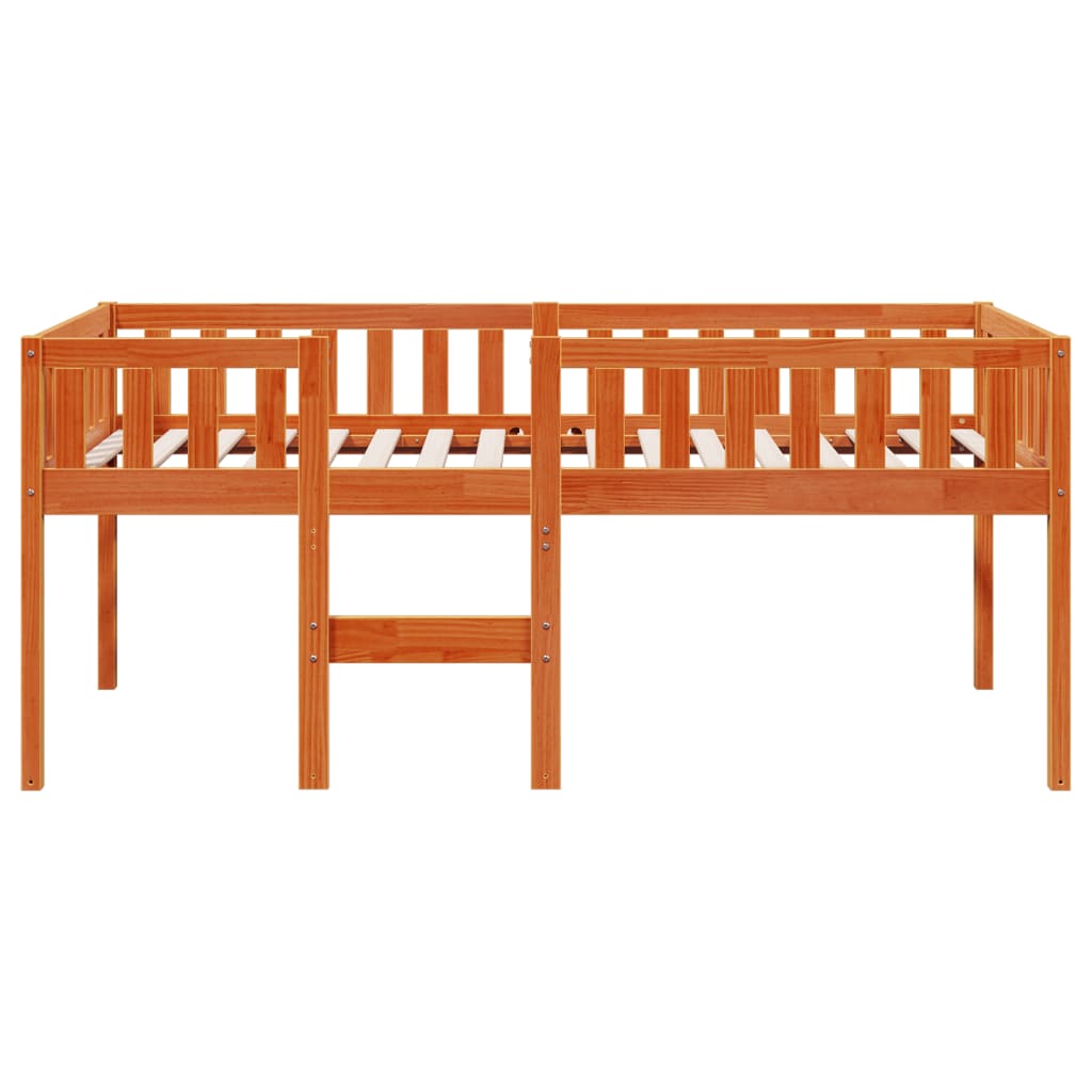 Children's Bed without Mattress Wax Brown 90x200 cm Solid Wood Pine
