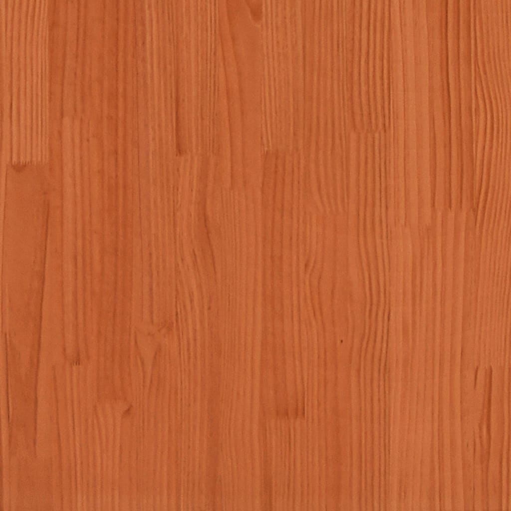 Children's Bed without Mattress Wax Brown 90x200 cm Solid Wood Pine