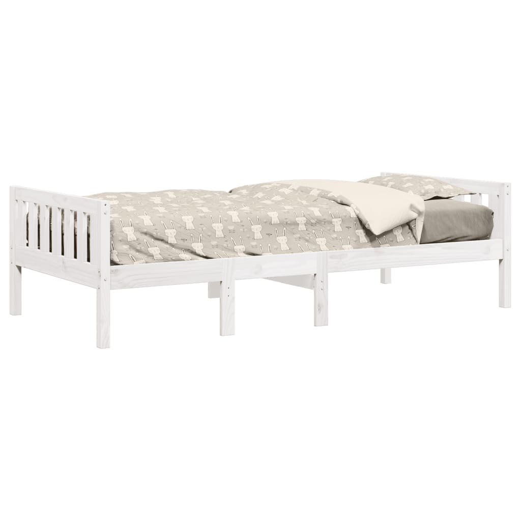 Children's Bed without Mattress White 90x200 cm Solid Wood Pine