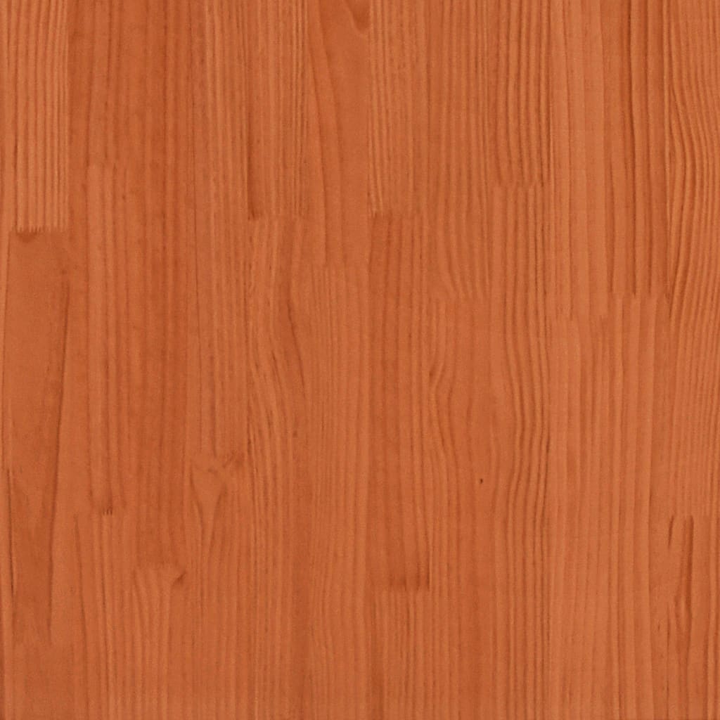 Children's Bed without Mattress Wax Brown 90x200 cm Solid Wood Pine