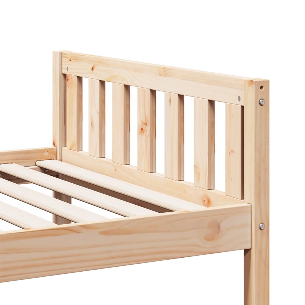 Children's Bed without Mattress 75x190 cm Solid Wood Pine