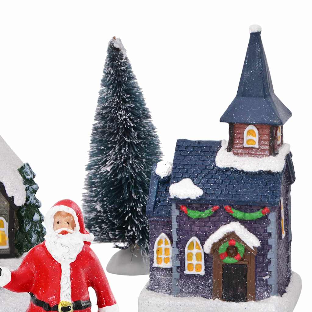 Christmas Tabletop Decor Multicolour 6.5 x 9.1 cm Resin
