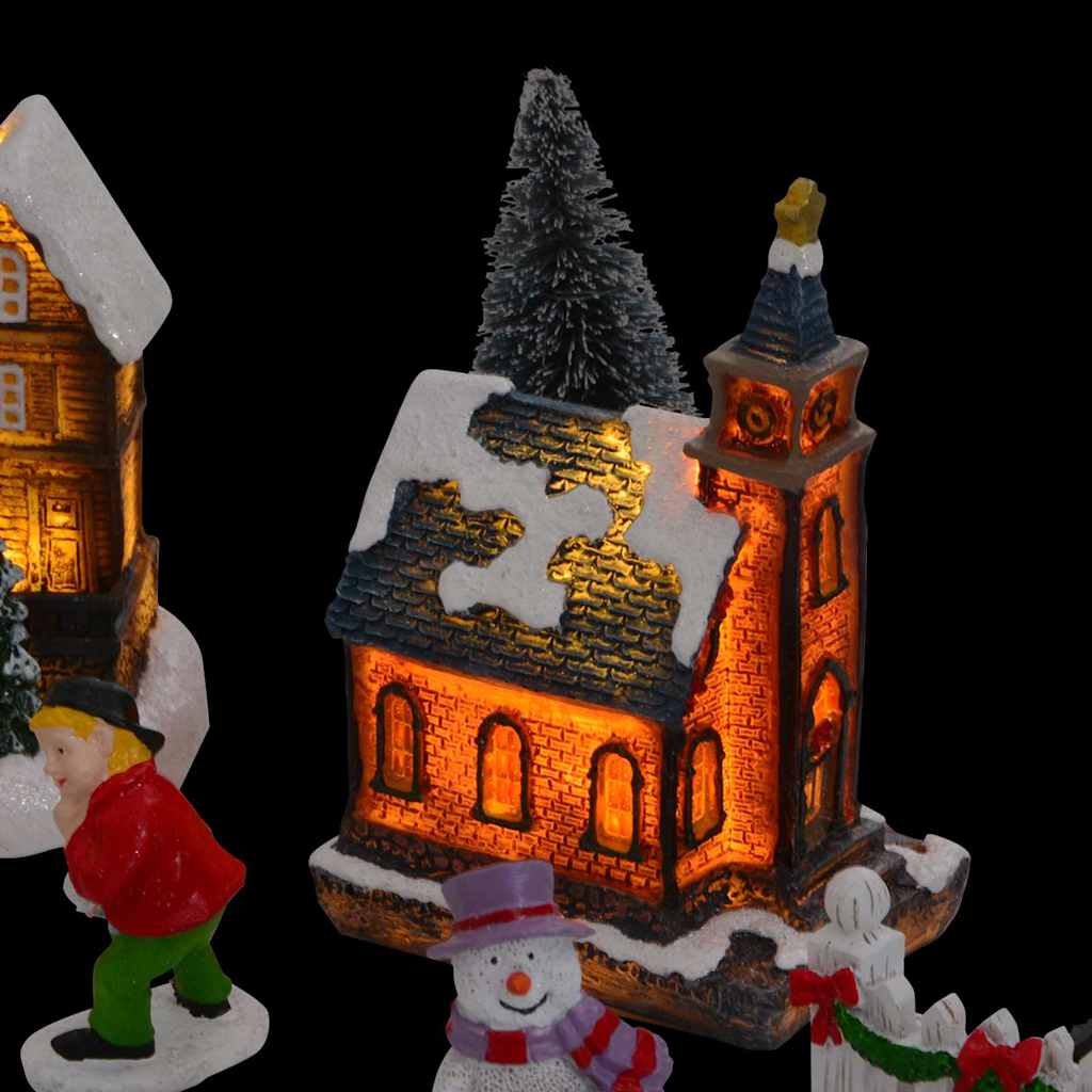 Christmas Tabletop Decor Multicolour 6.5 x 9.1 cm Resin
