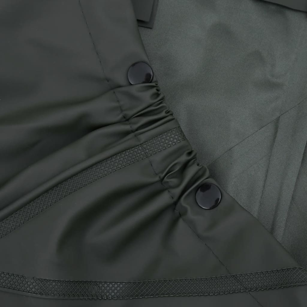 Chest Waders with Boots Dark Green Size 41