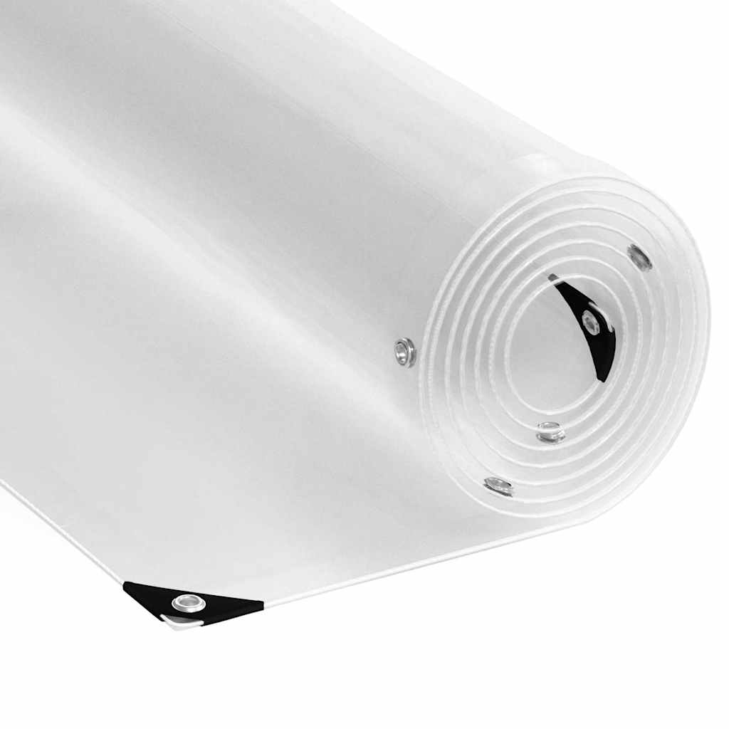 Clear Tarpaulin with Eyelets 1x10 m PVC