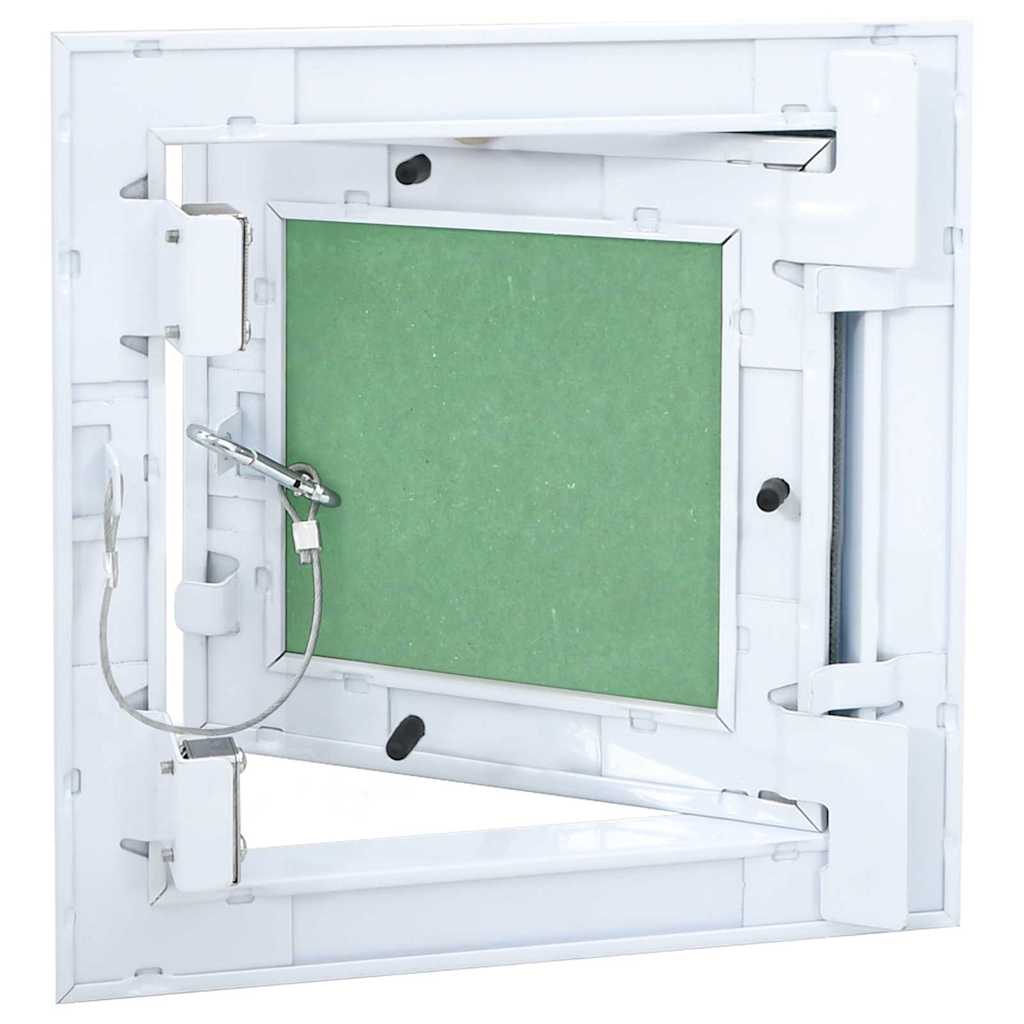 Access Panel White 20 x 20 cm Aluminium and Plasterboard