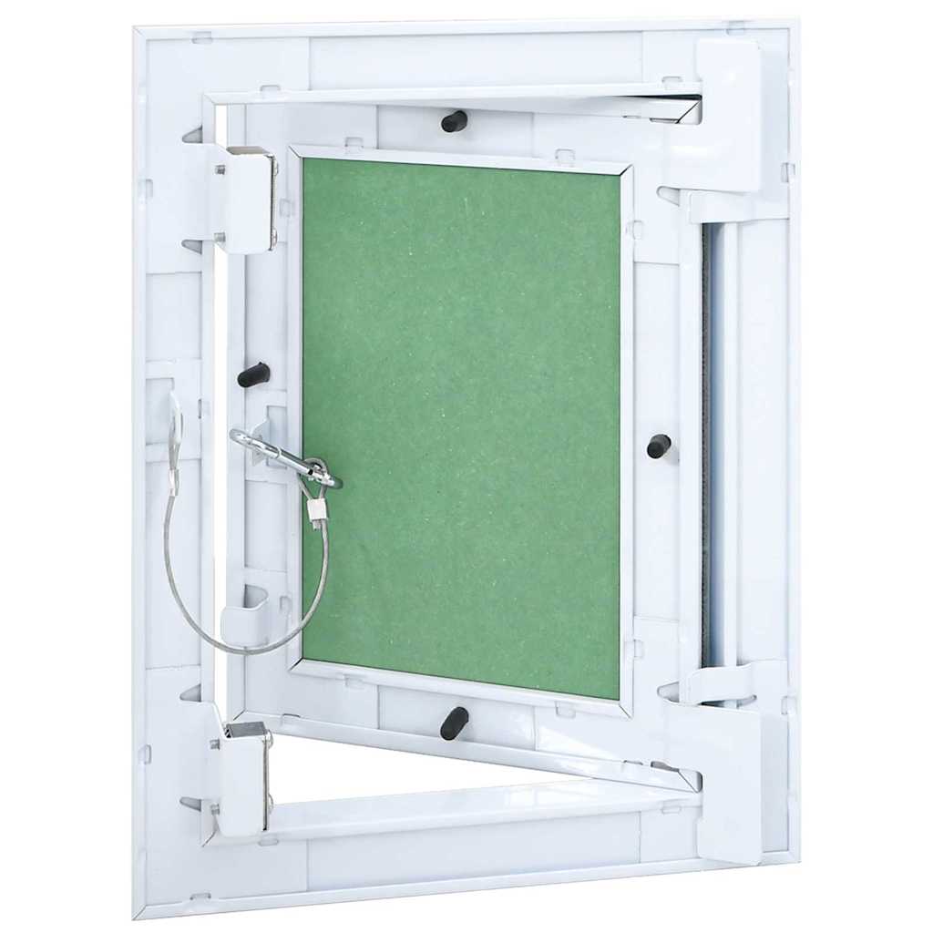 Access Panel White 20 x 25 cm Aluminium and Plasterboard