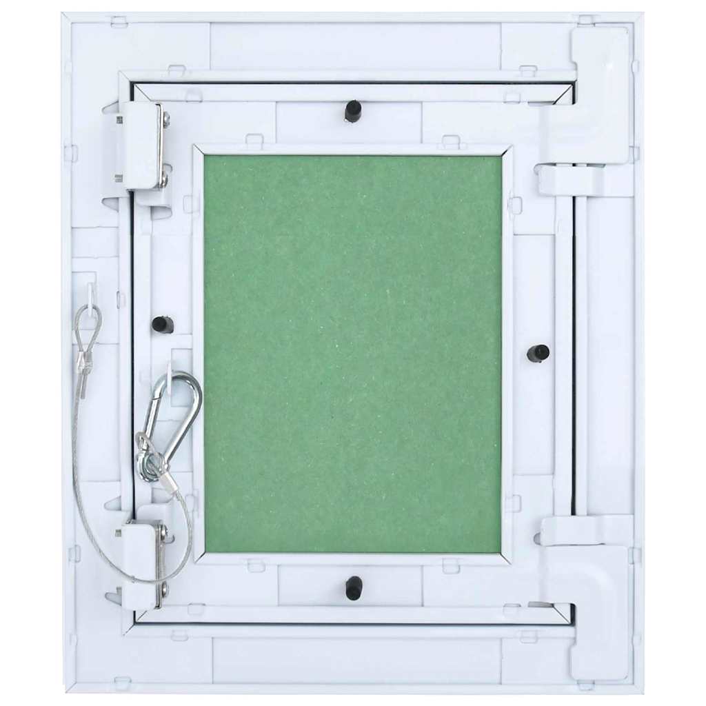 Access Panel White 20 x 25 cm Aluminium and Plasterboard