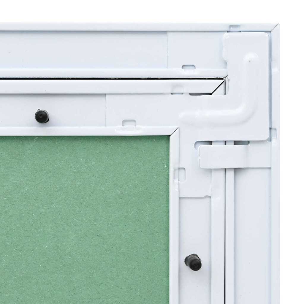 Access Panel White 20 x 35 cm Aluminium and Plasterboard