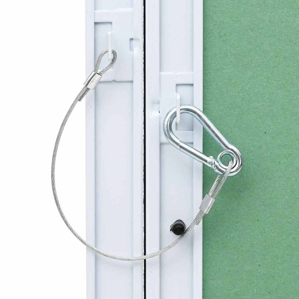 Access Panel White 20 x 35 cm Aluminium and Plasterboard