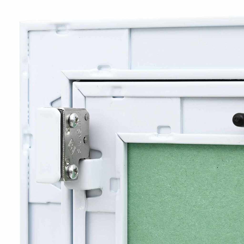 Access Panel White 20 x 35 cm Aluminium and Plasterboard