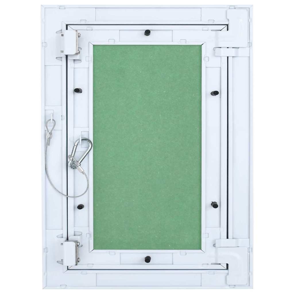 Access Panel White 25 x 35 cm Aluminium and Plasterboard