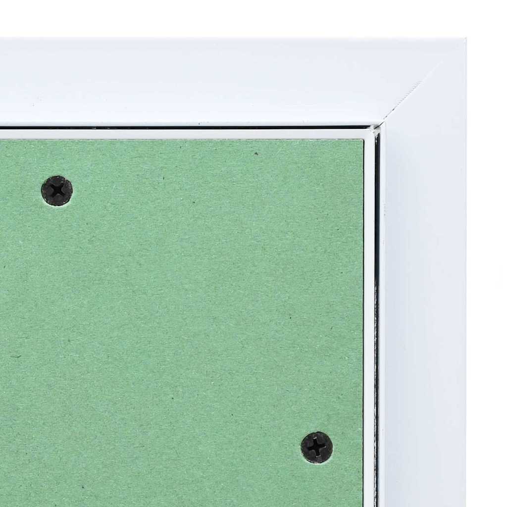 Access Panel White 25 x 45 cm Aluminium and Plasterboard