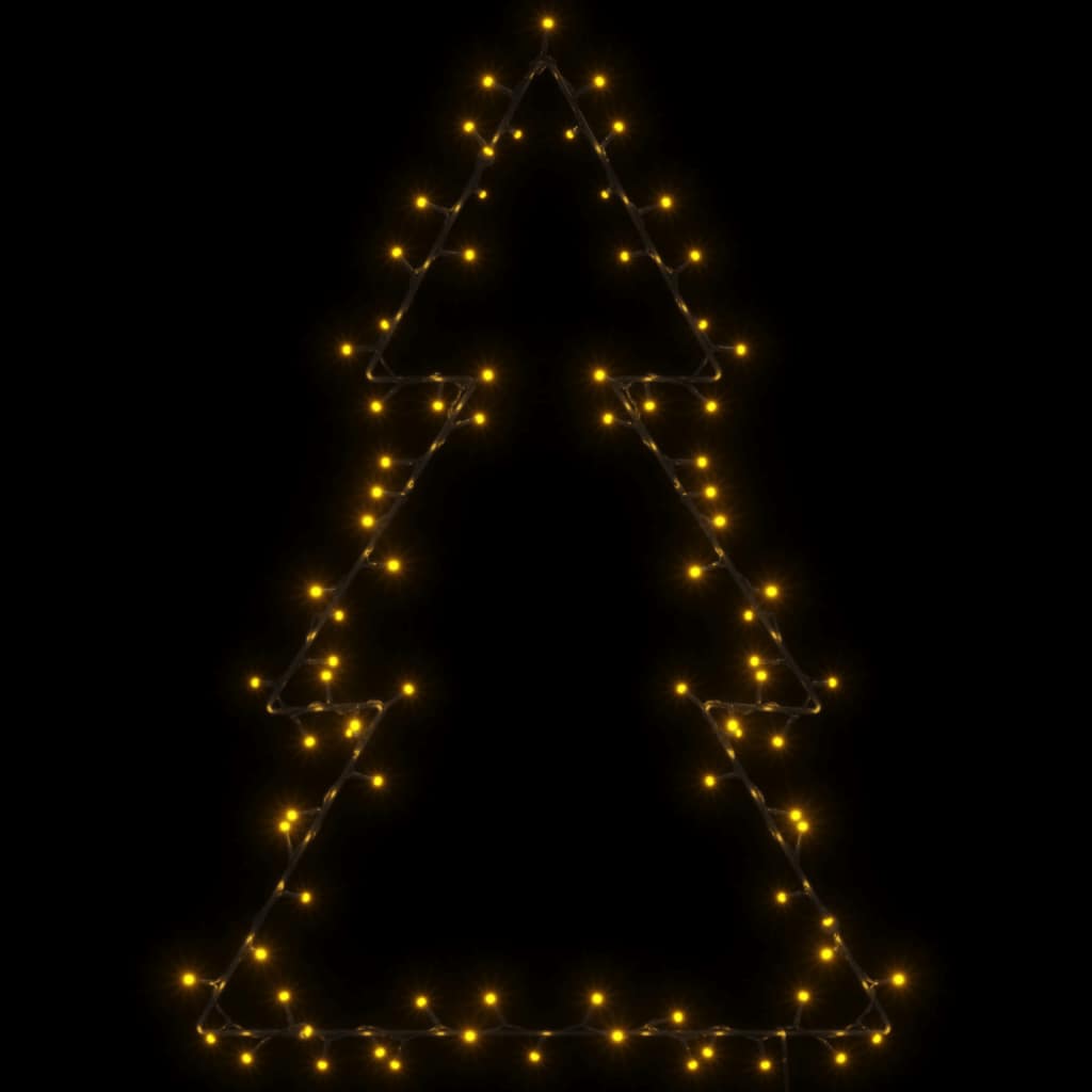Christmas Lights Christmas Tree Silhouette 115 LEDs Warm White