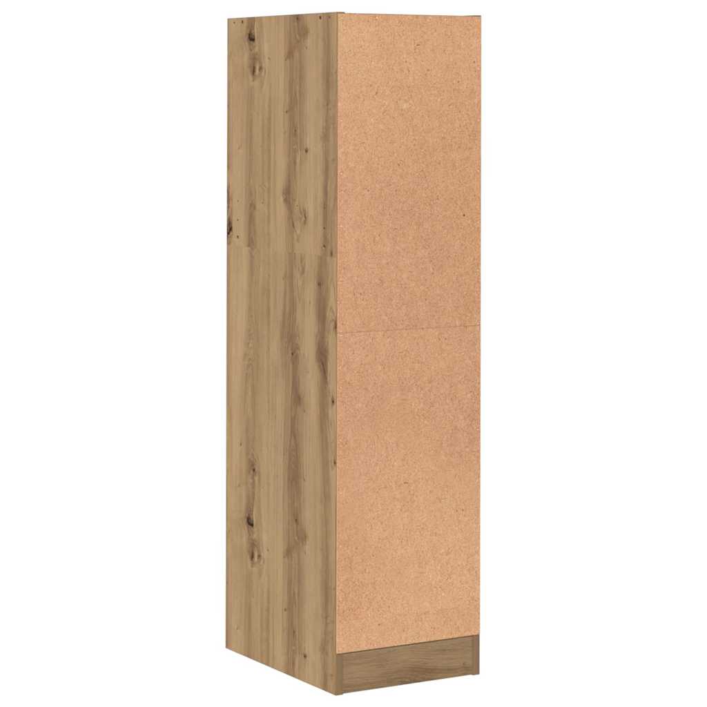 Apothecary Cabinet Artisian Oak 30x41x118 cm Engineered Wood