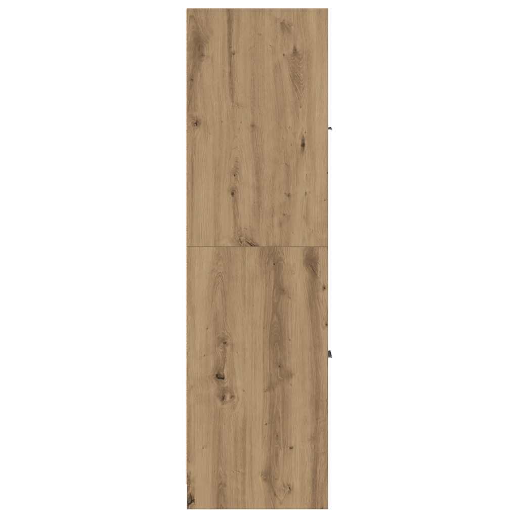 Apothecary Cabinet Artisian Oak 30x41x144.5 cm Engineered Wood
