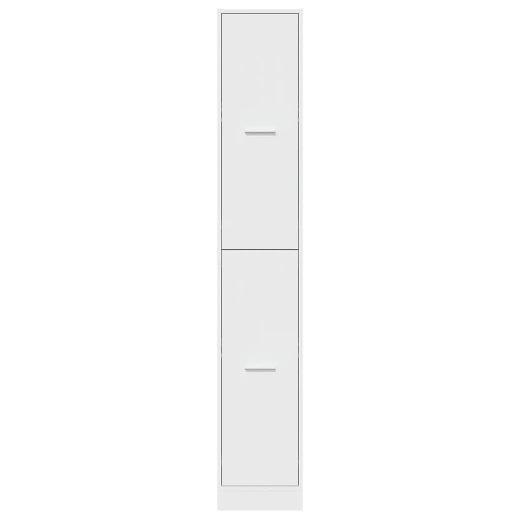 Apothecary Cabinet White 30x41x174.5 cm Engineered Wood