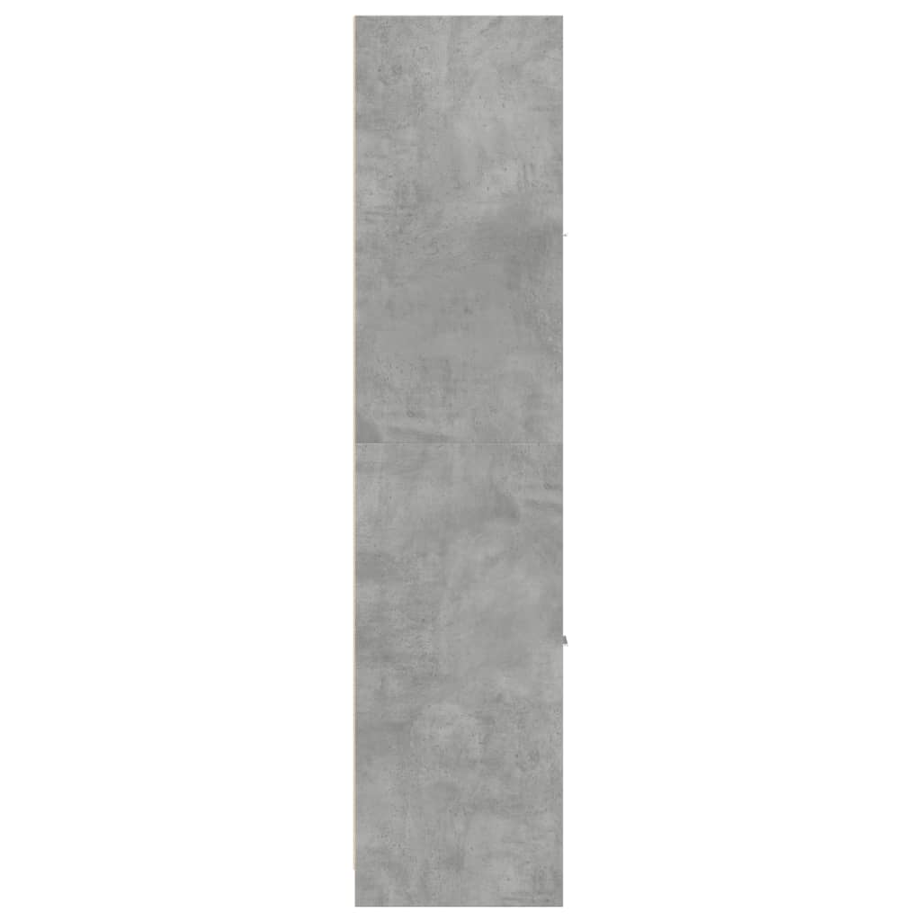 Apothecary Cabinet Concrete Grey 30x41x174.5 cm Engineered Wood