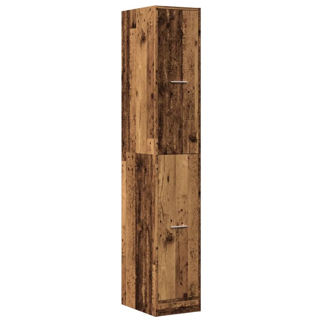 Apothecary Cabinet Old Wood 30x41x174.5 cm Engineered Wood