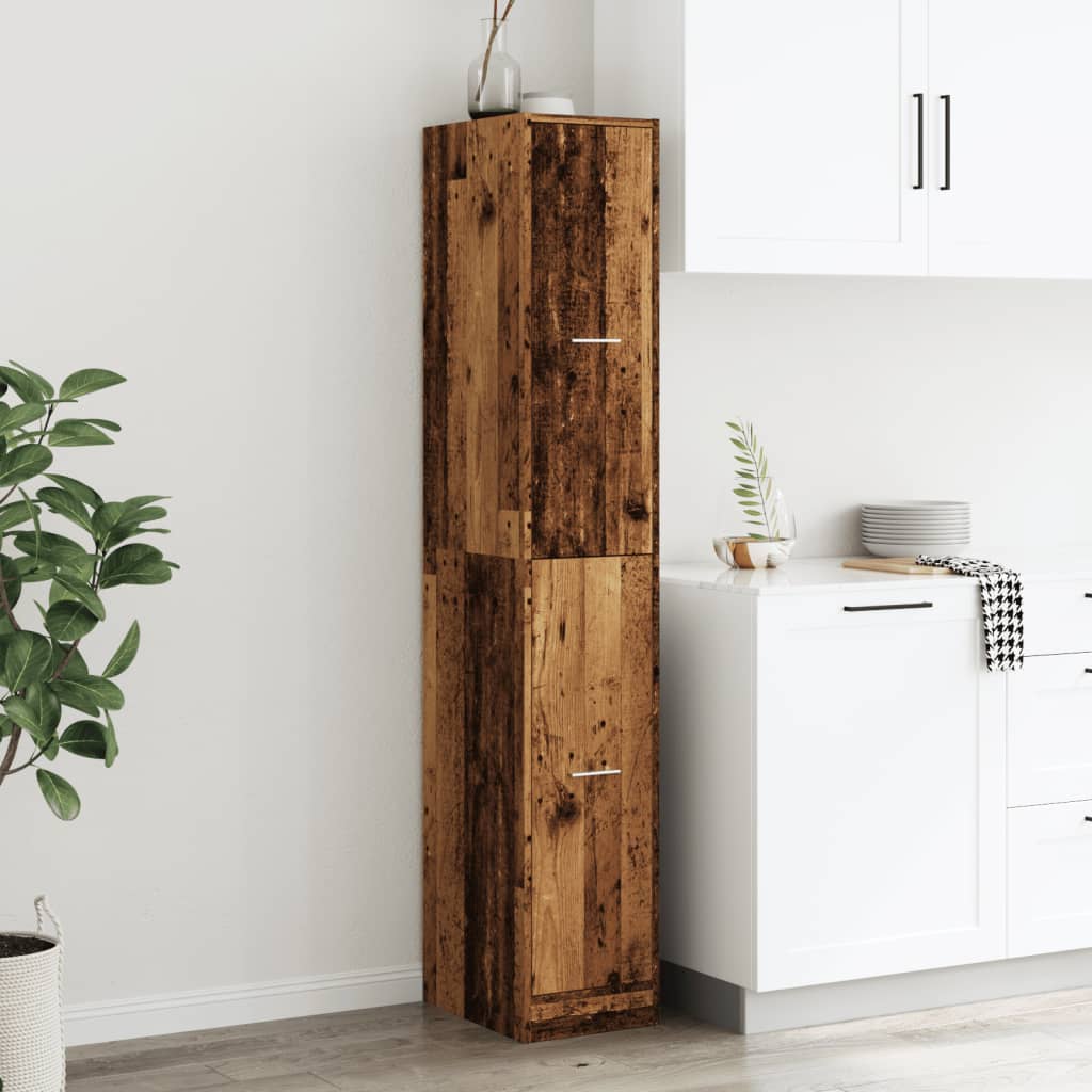 Apothecary Cabinet Old Wood 30x41x174.5 cm Engineered Wood