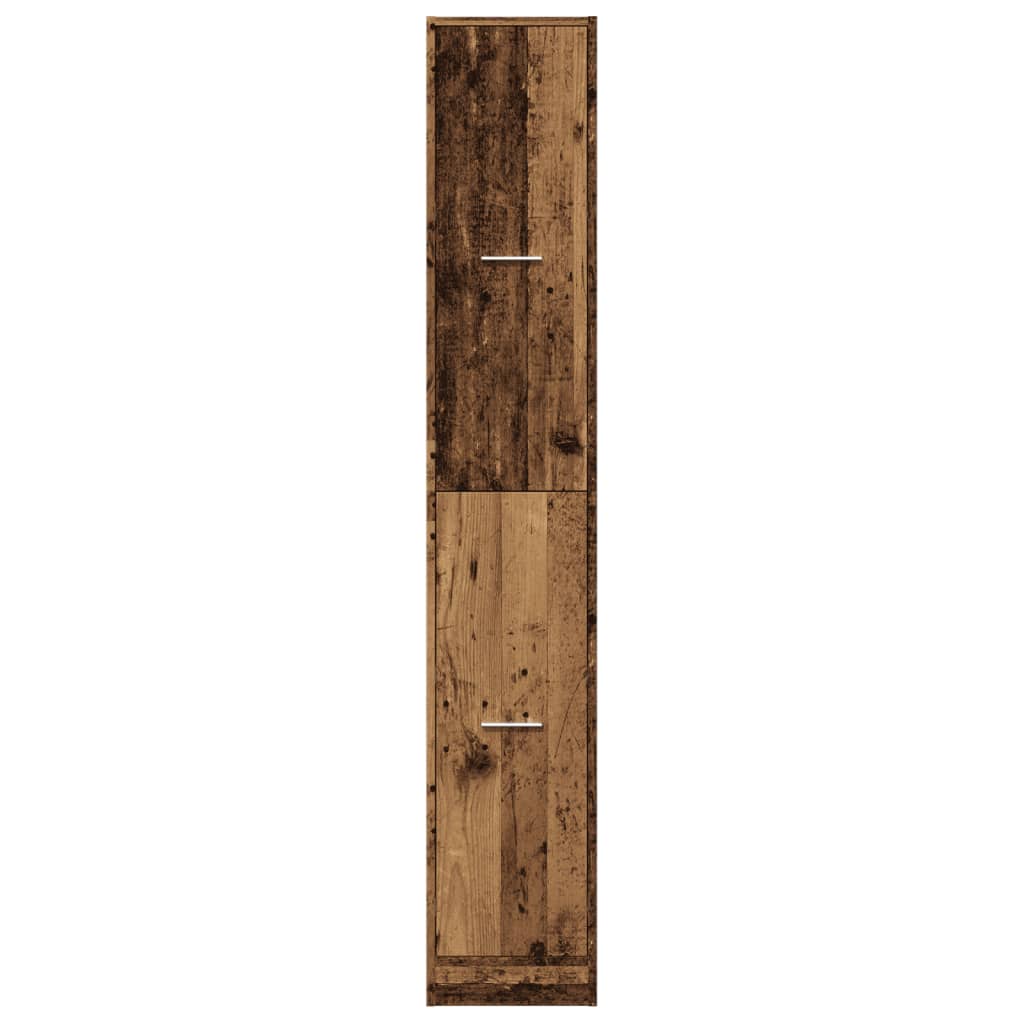 Apothecary Cabinet Old Wood 30x41x174.5 cm Engineered Wood