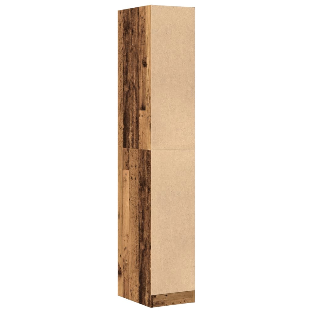 Apothecary Cabinet Old Wood 30x41x174.5 cm Engineered Wood