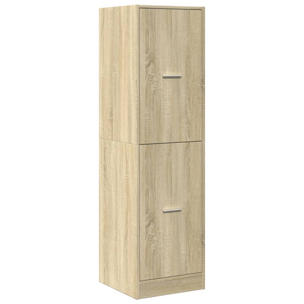 Apothecary Cabinet Sonoma Oak 40x41x144.5 cm Engineered Wood