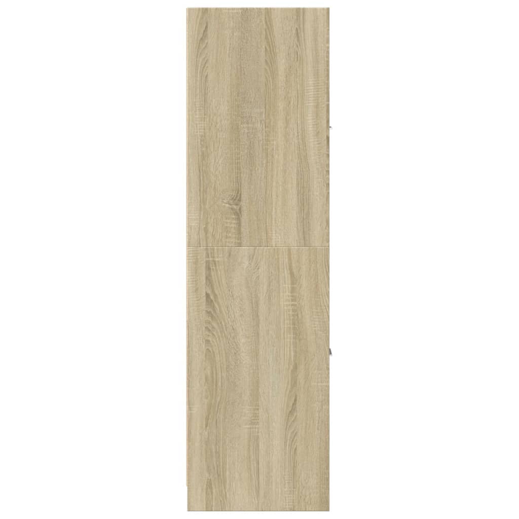 Apothecary Cabinet Sonoma Oak 40x41x144.5 cm Engineered Wood