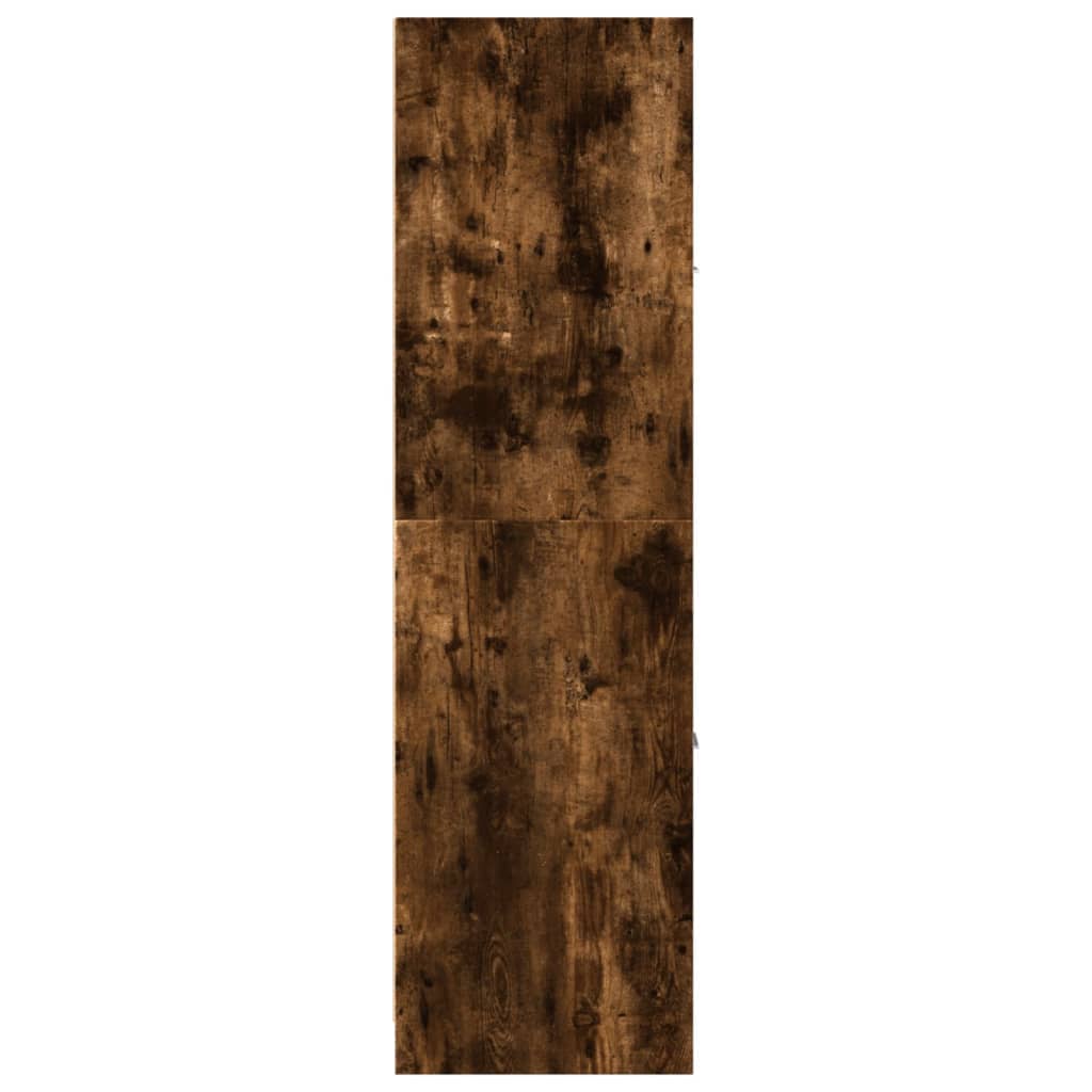 Apothecary Cabinet Smoked Oak 40x41x144.5 cm Engineered Wood
