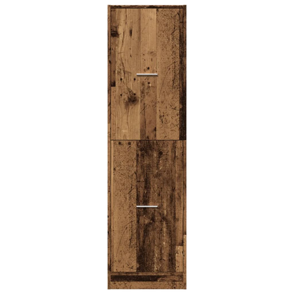Apothecary Cabinet Old Wood 40x41x144.5 cm Engineered Wood
