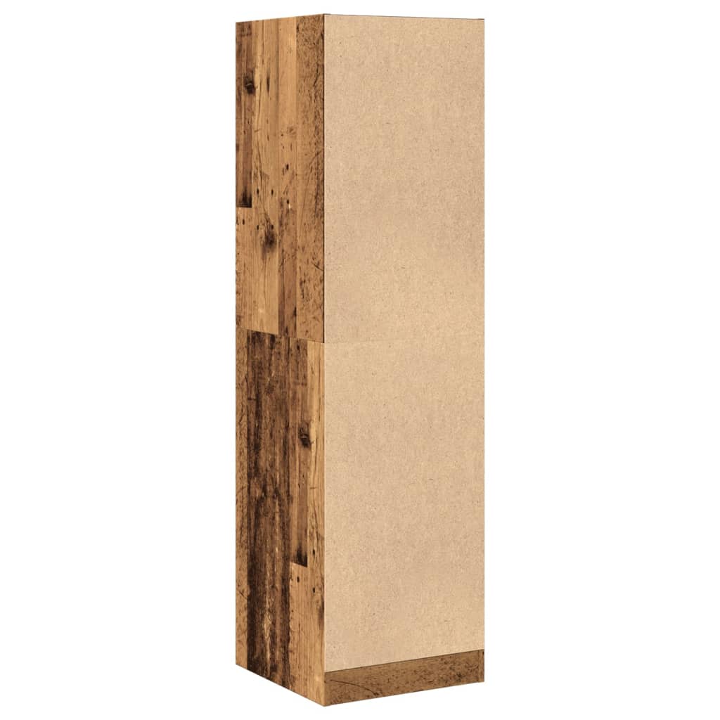 Apothecary Cabinet Old Wood 40x41x144.5 cm Engineered Wood