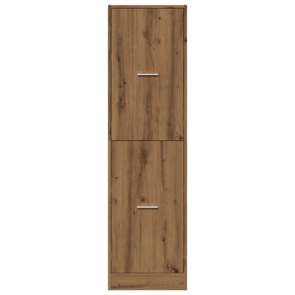 Apothecary Cabinet Artisian Oak 40x41x144.5 cm Engineered Wood