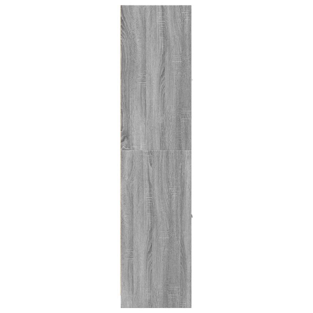Apothecary Cabinet Grey Sonoma 40x41x174.5 cm Engineered Wood