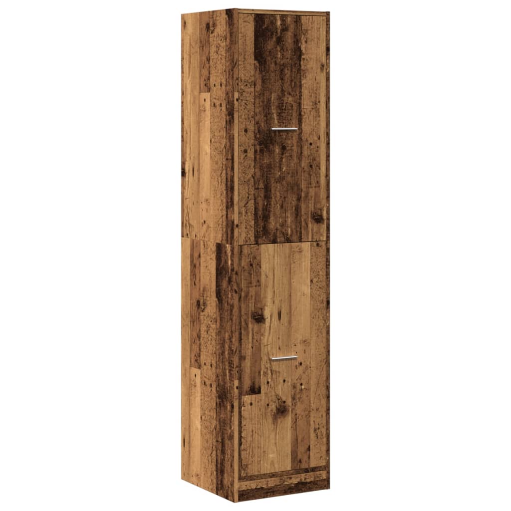 Apothecary Cabinet Old Wood 40x41x174.5 cm Engineered Wood