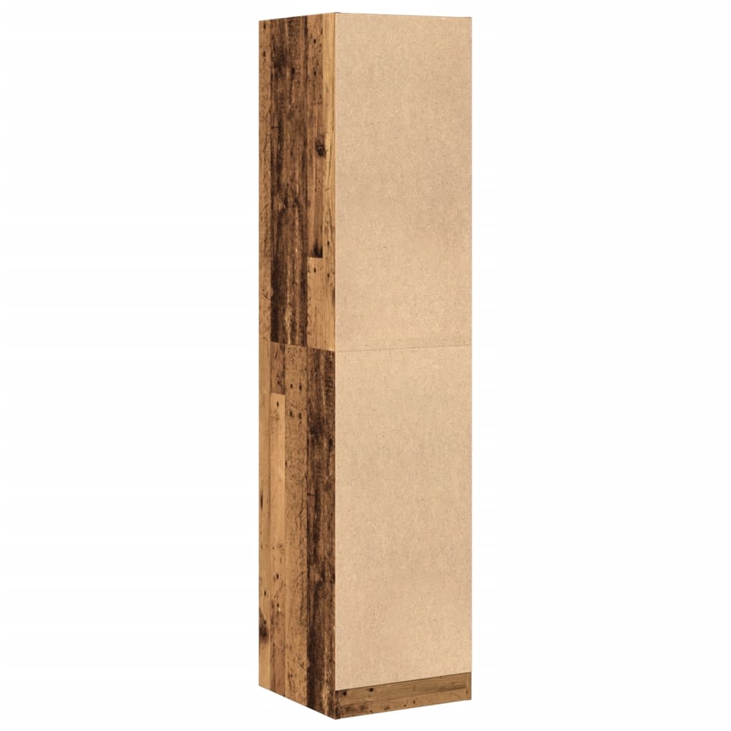 Apothecary Cabinet Old Wood 40x41x174.5 cm Engineered Wood