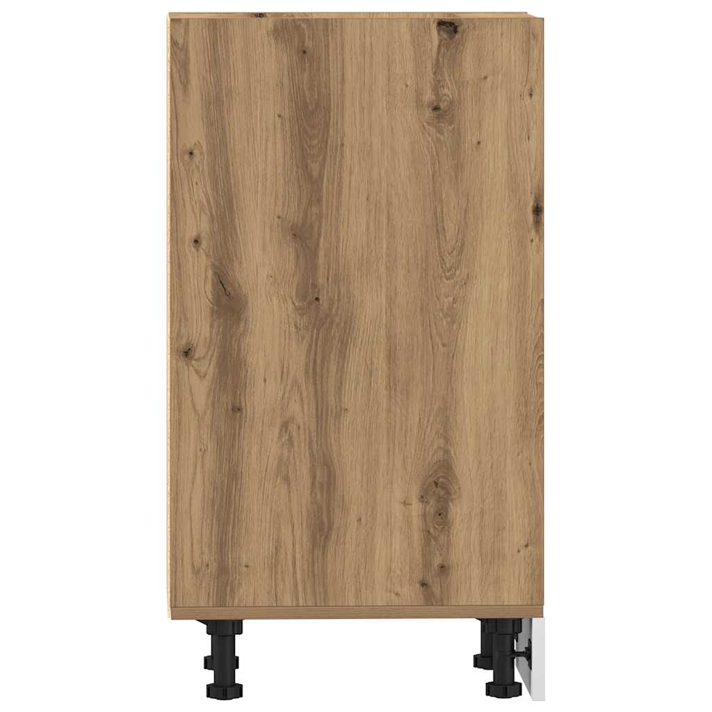 Bottom Cabinet Riga Artisan Oak 30x44.5x81.5 cm Engineered Wood