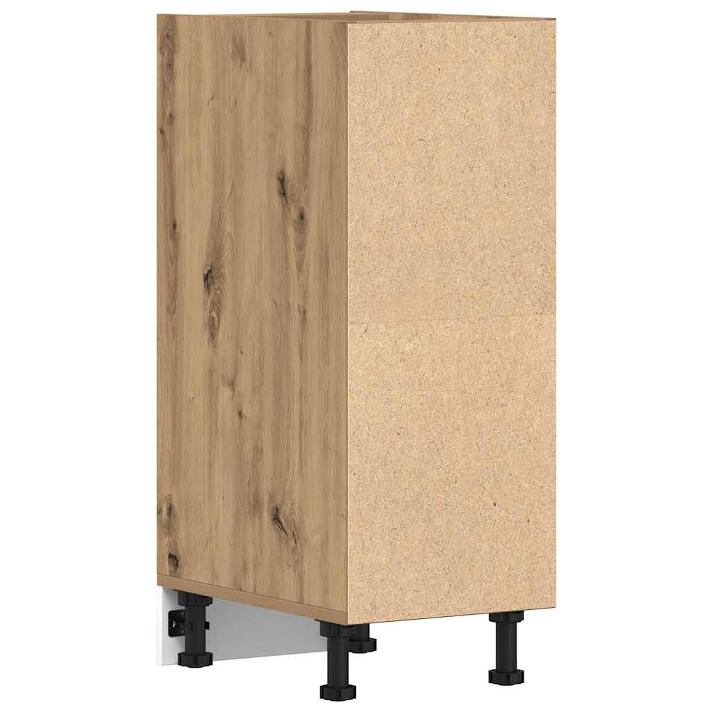 Bottom Cabinet Riga Artisan Oak 30x44.5x81.5 cm Engineered Wood