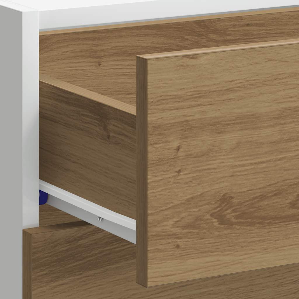 Bottom Cabinet Lyon Artisan Oak 40x46x81.5 cm Engineered Wood