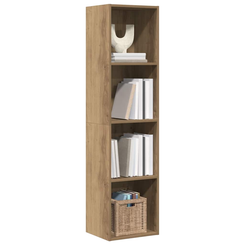Book Cabinet/TV Cabinet Artisan Oak 36x30x143cm Engineered Wood