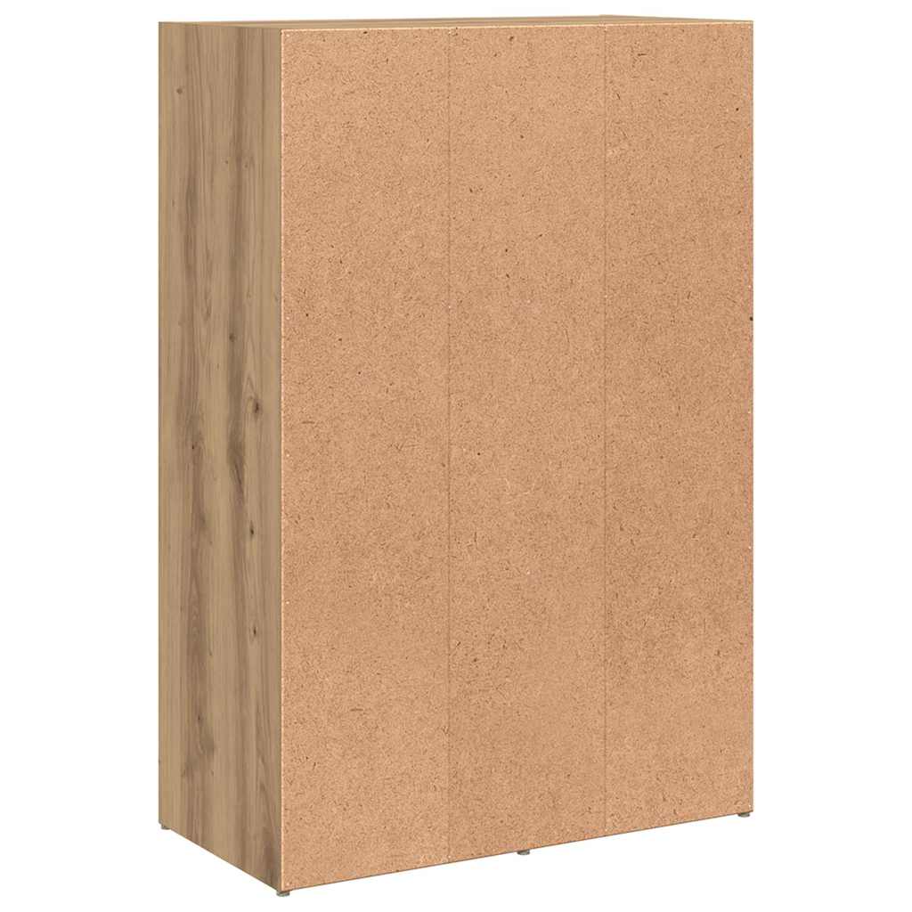 Bookshelf Artisan Oak 60.5x30x90 cm Engineered Wood