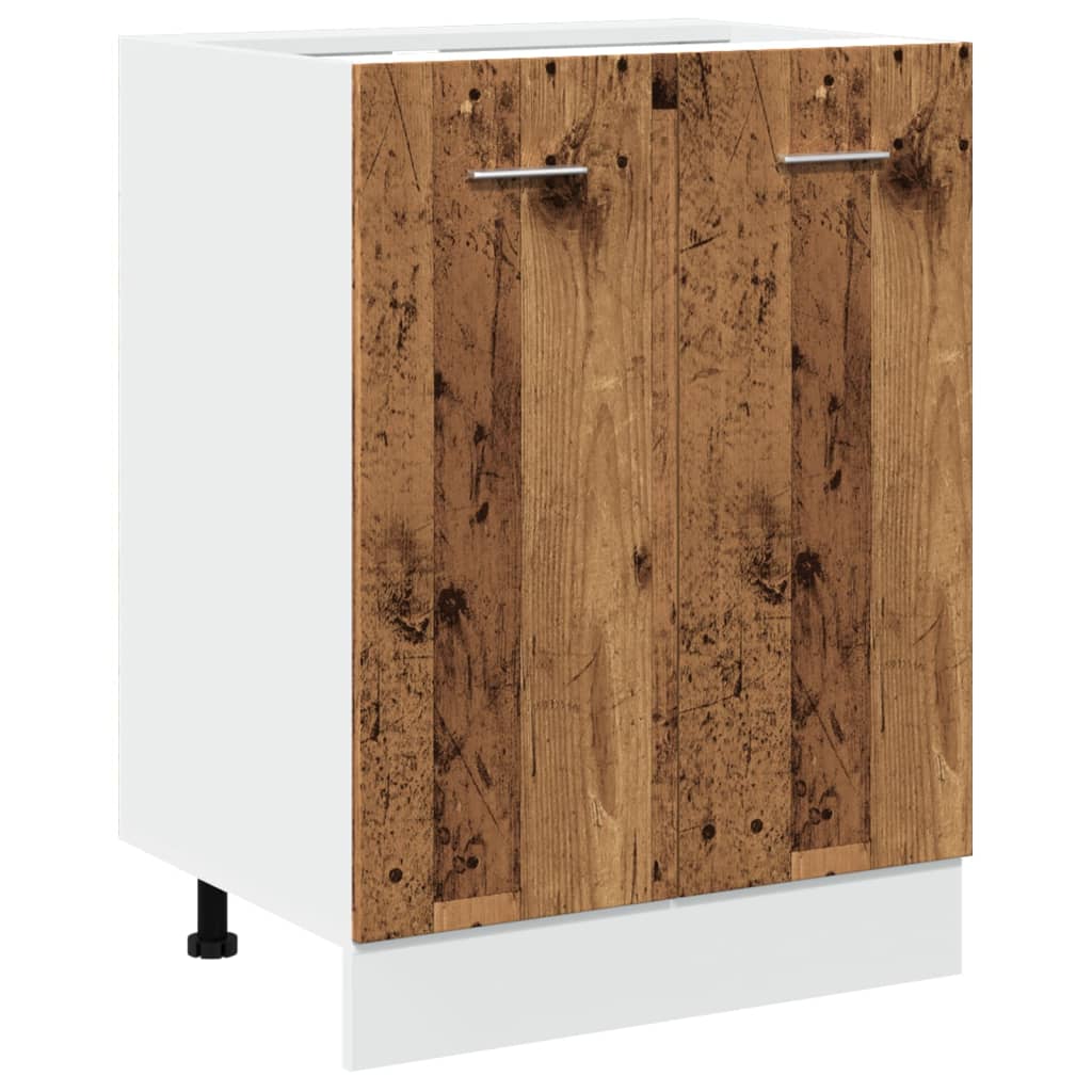 Bottom Cabinet Lyon Old Wood 60x46x81.5 cm Engineered Wood