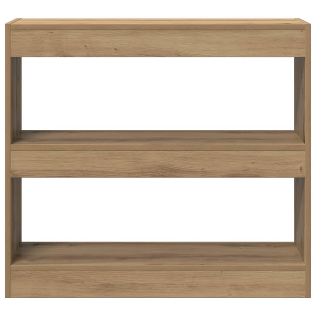 Book Cabinet/Room Divider Artisan Oak 80x30x72 cm