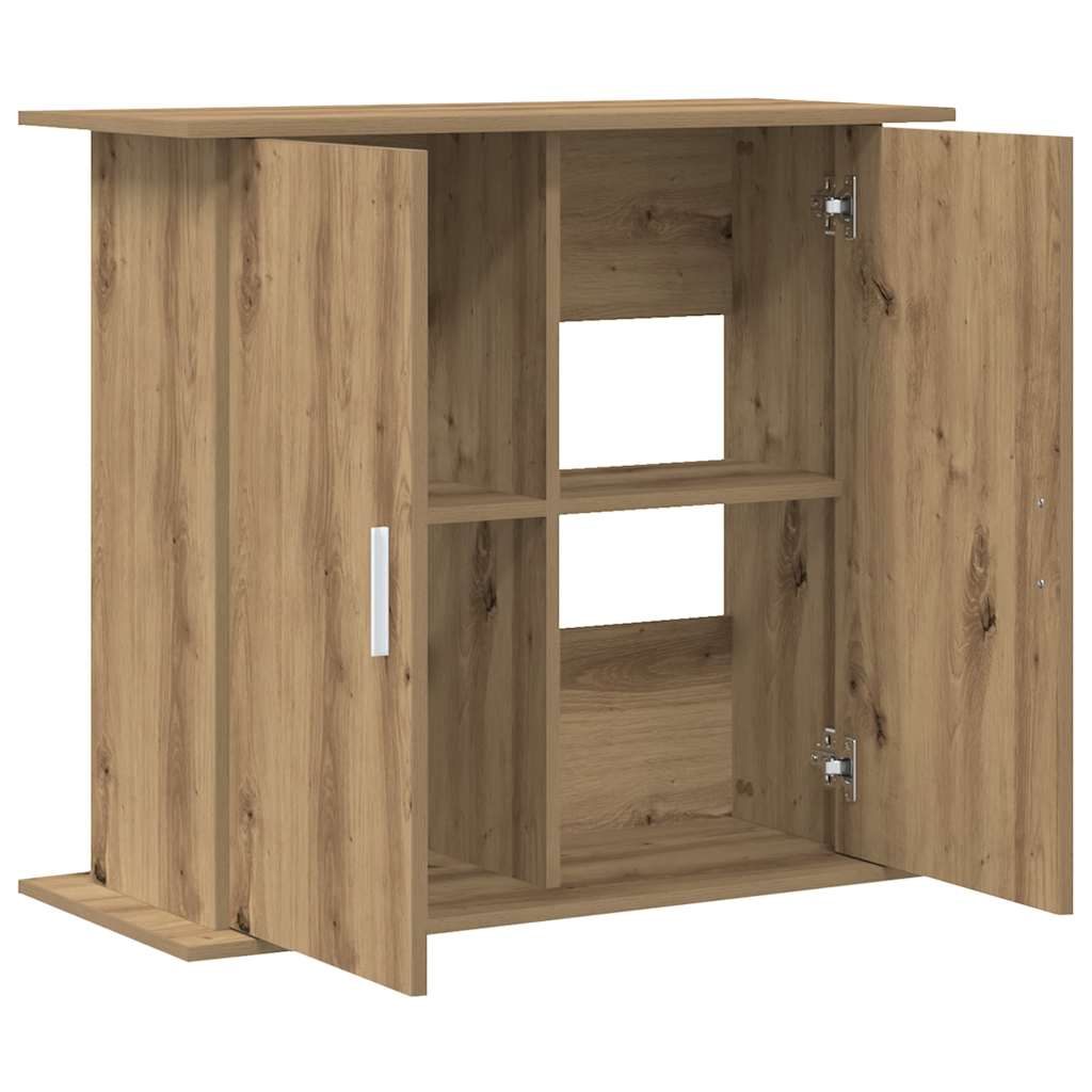Aquarium Stand Artisan Oak 81x36x73 cm Engineered Wood