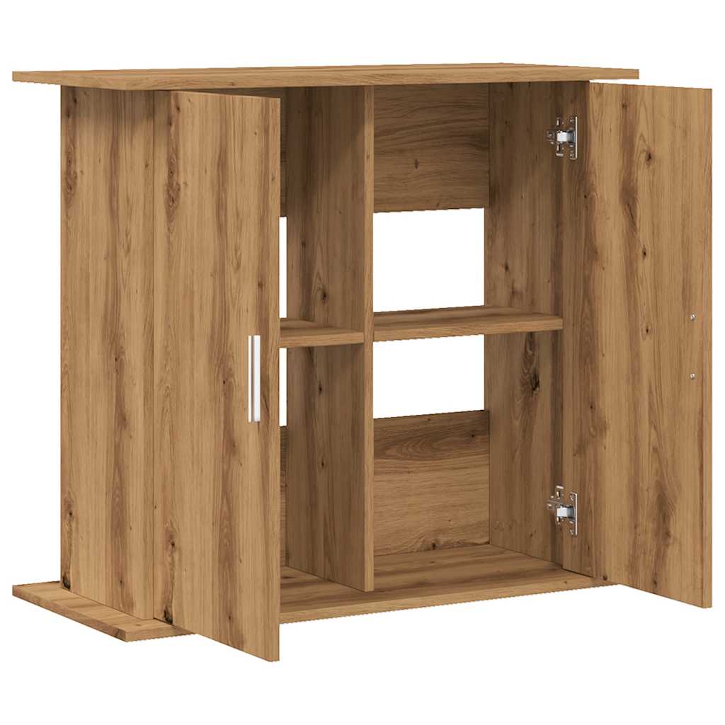 Aquarium Stand Artisan Oak 81x36x73 cm Engineered Wood