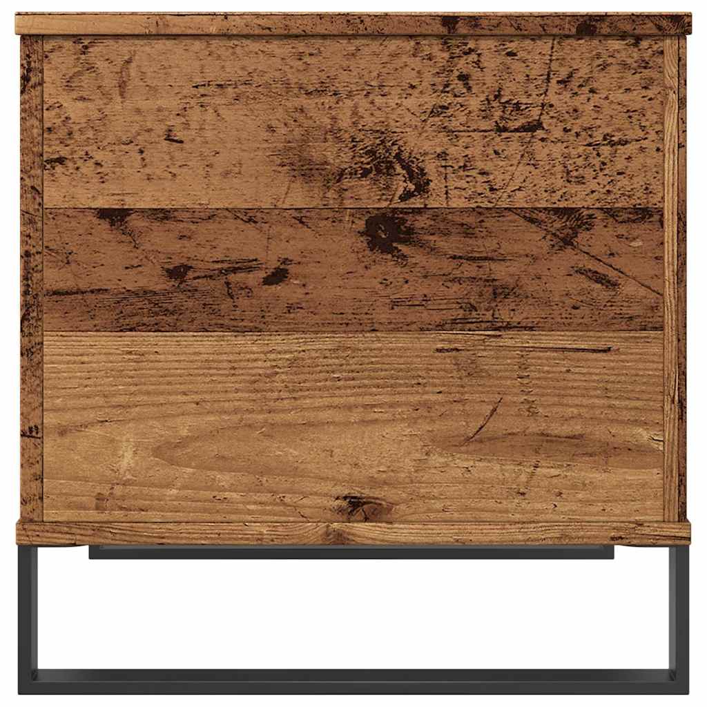 Coffee Table Old Wood 60x44.5x45 cm Engineered Wood